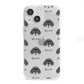 English Setter Icon with Name iPhone 13 Mini Clear Bumper Case