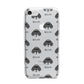 English Setter Icon with Name iPhone 7 Bumper Case on Silver iPhone