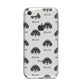 English Setter Icon with Name iPhone 8 Bumper Case on Silver iPhone