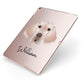 English Setter Personalised Apple iPad Case on Rose Gold iPad Side View