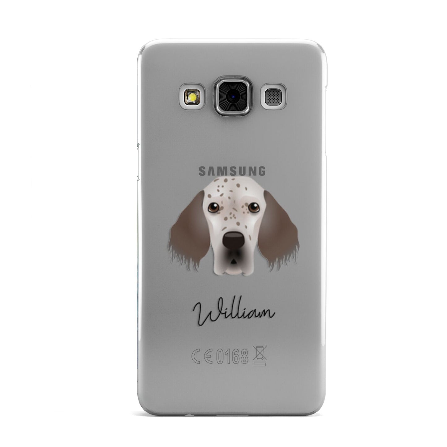 English Setter Personalised Samsung Galaxy A3 Case