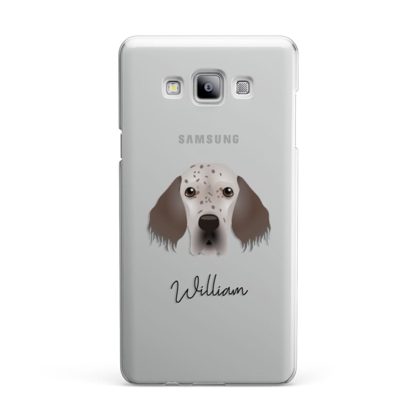 English Setter Personalised Samsung Galaxy A7 2015 Case