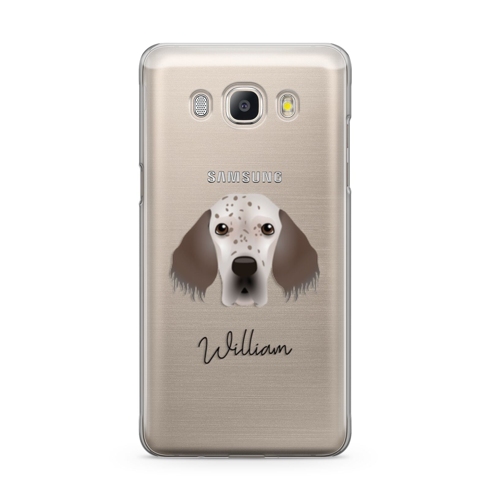 English Setter Personalised Samsung Galaxy J5 2016 Case