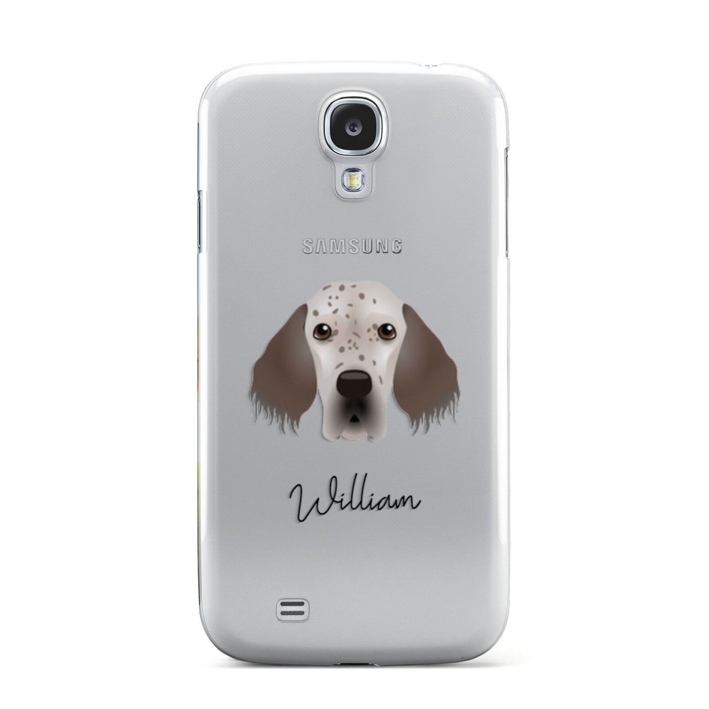 English Setter Personalised Samsung Galaxy S4 Case