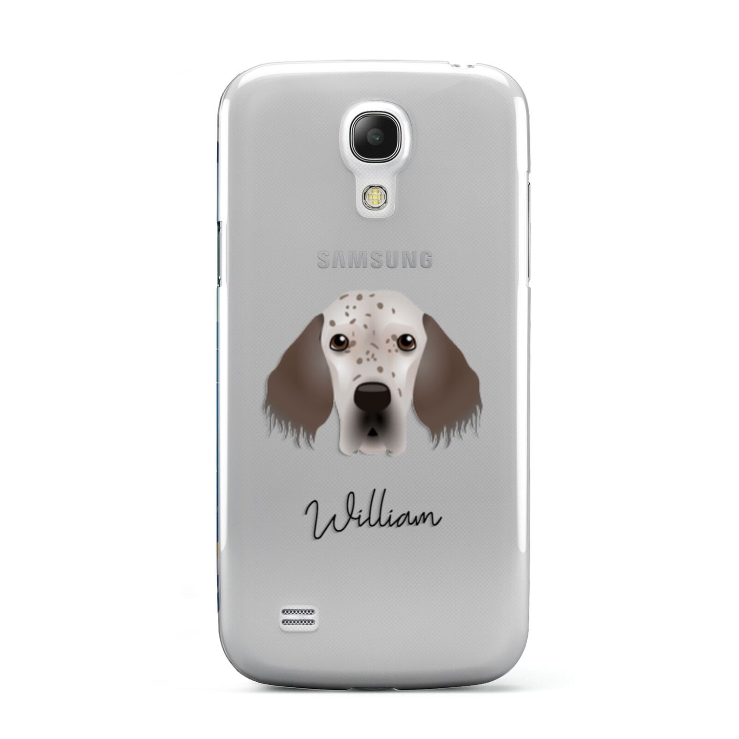 English Setter Personalised Samsung Galaxy S4 Mini Case