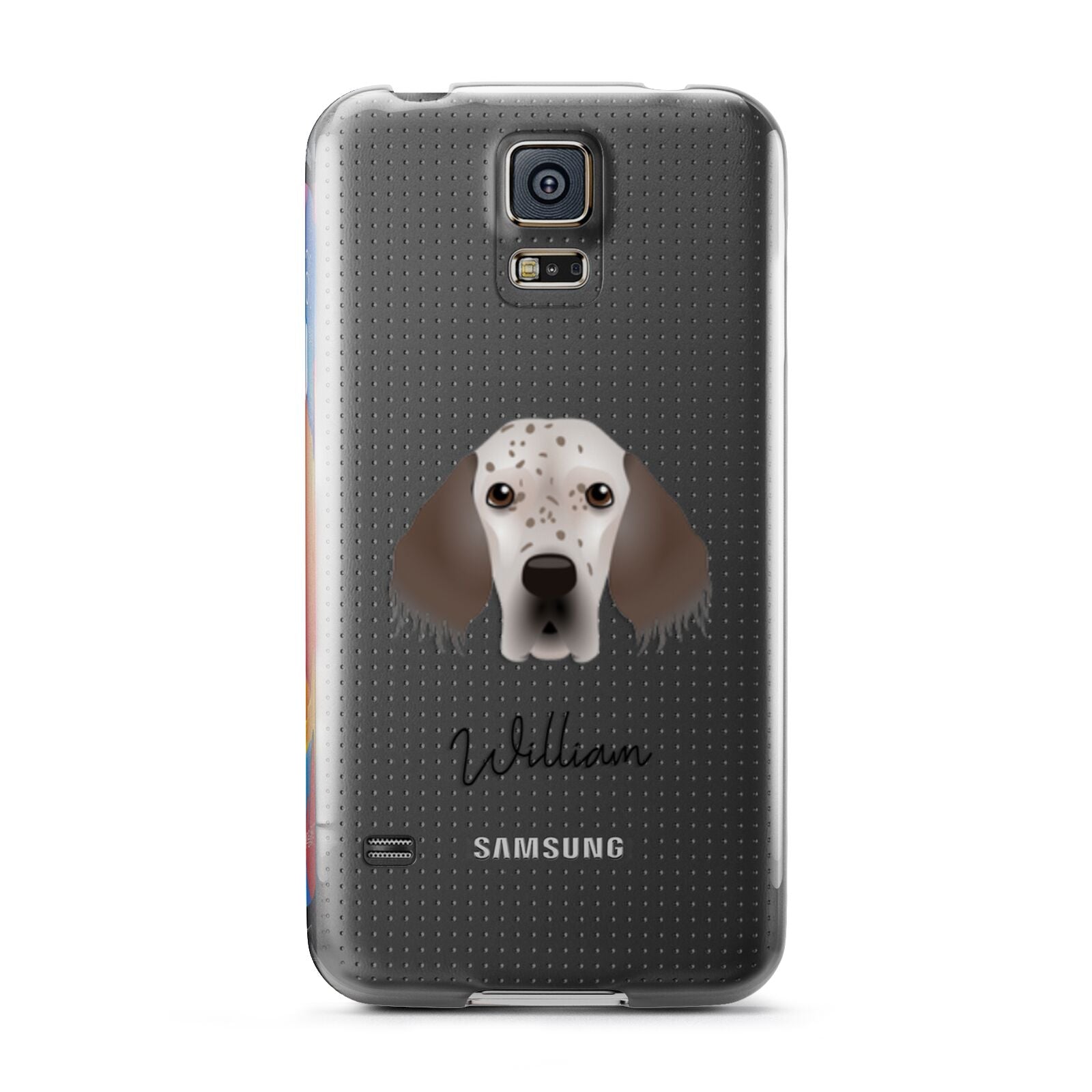 English Setter Personalised Samsung Galaxy S5 Case