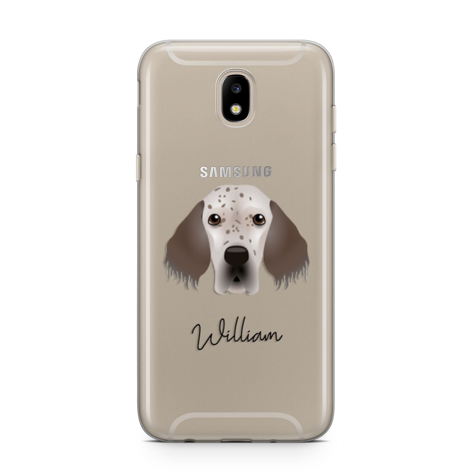 English Setter Personalised Samsung J5 2017 Case