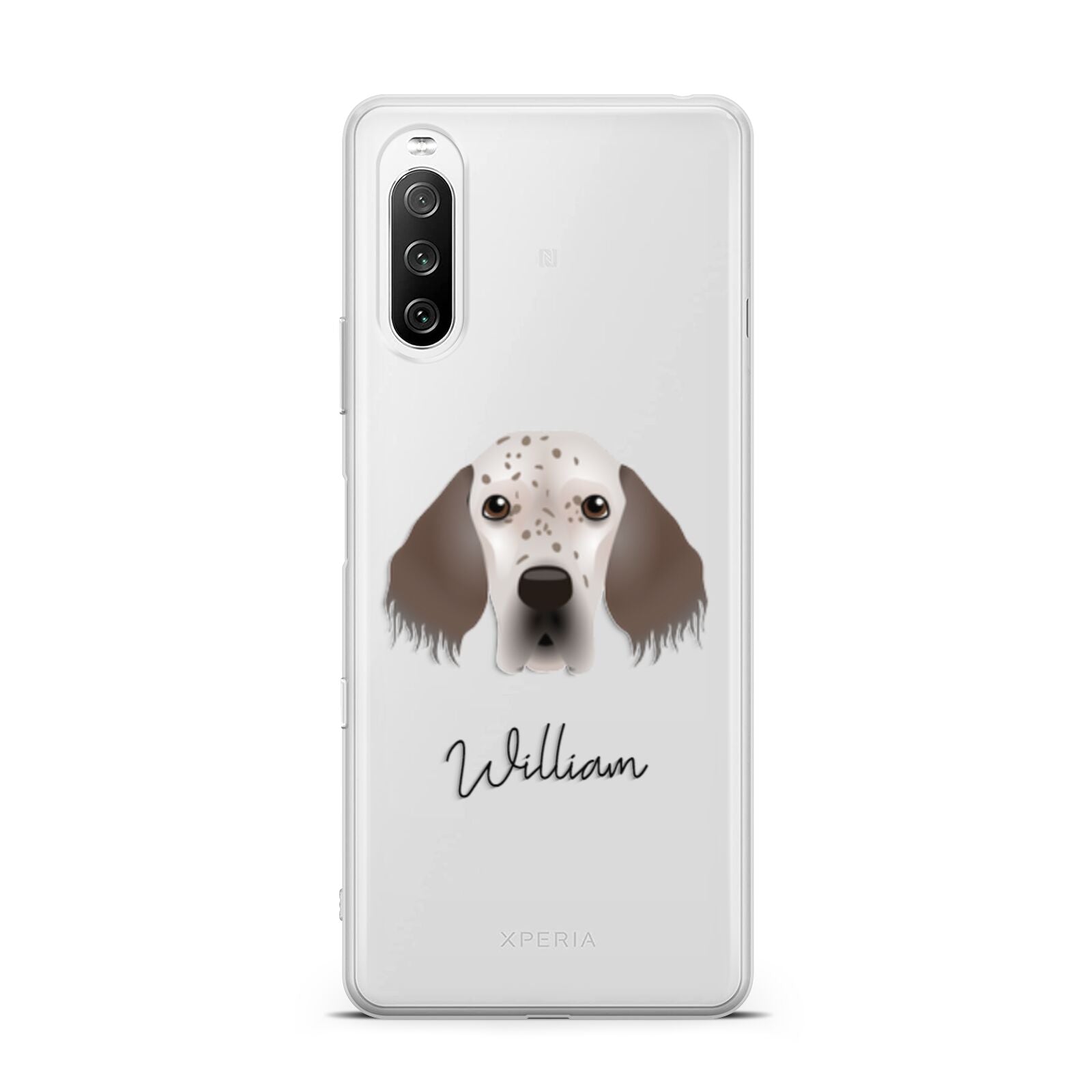 English Setter Personalised Sony Xperia 10 III Case