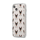 English Toy Terrier Icon with Name iPhone 14 Plus Clear Tough Case Starlight Angled Image