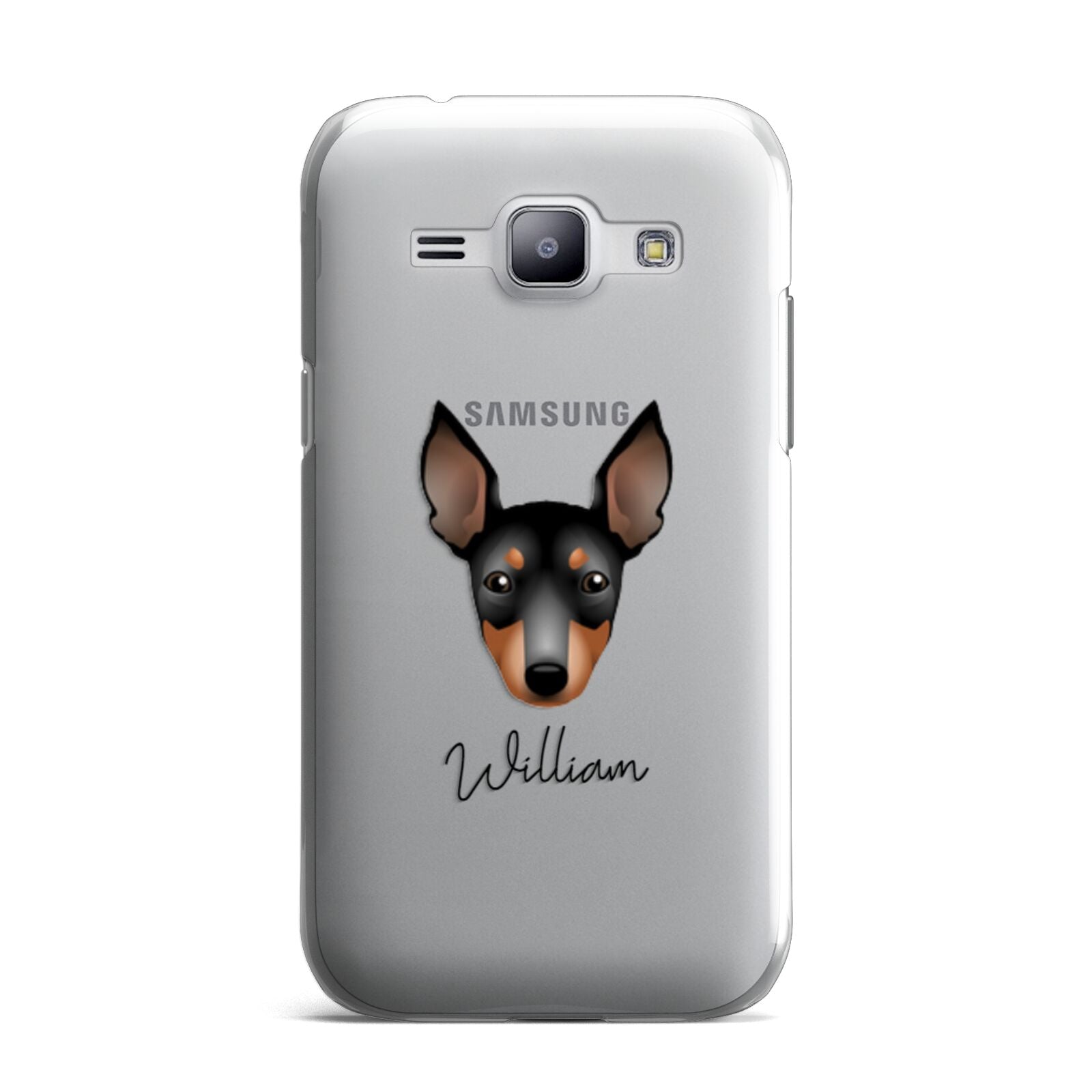 English Toy Terrier Personalised Samsung Galaxy J1 2015 Case