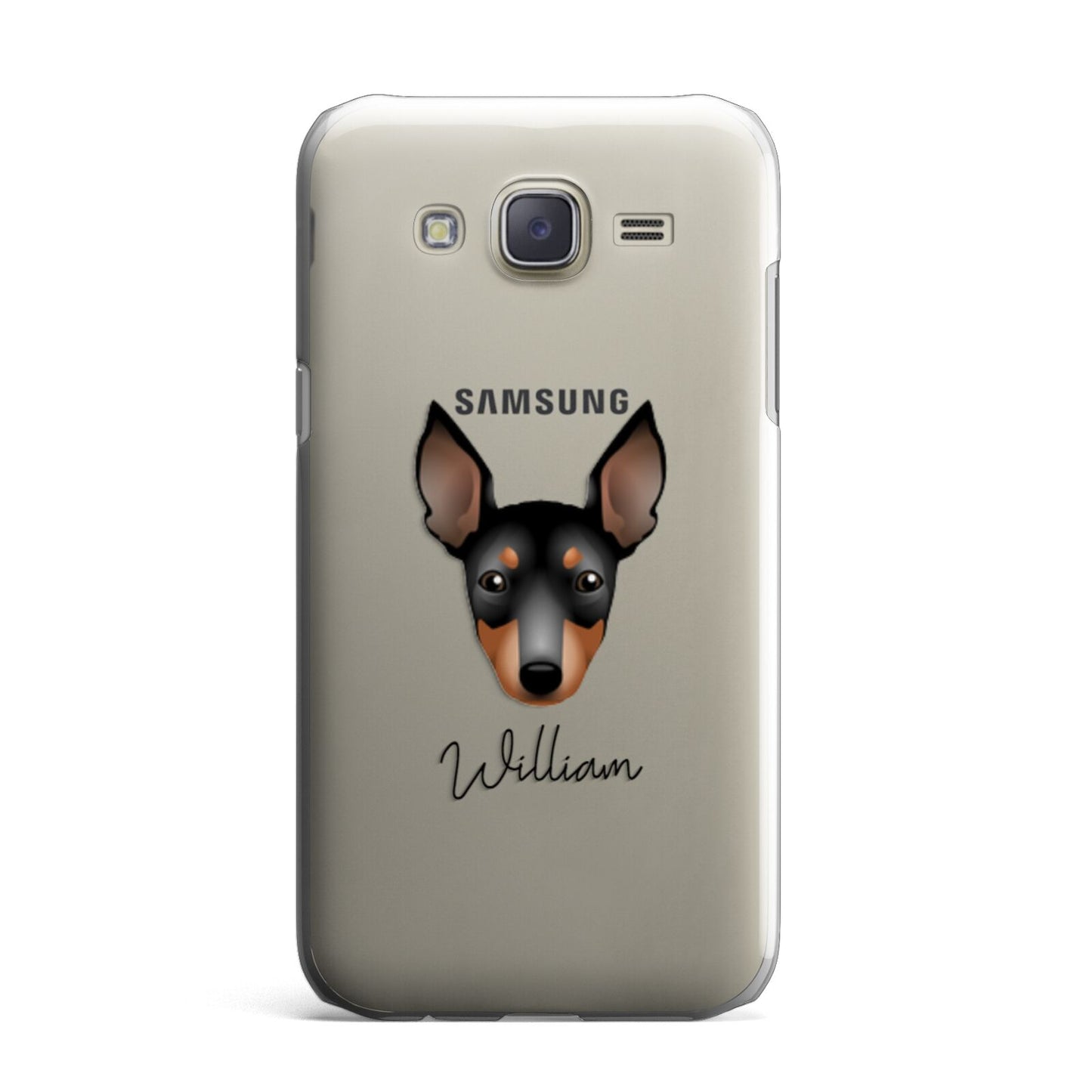 English Toy Terrier Personalised Samsung Galaxy J7 Case