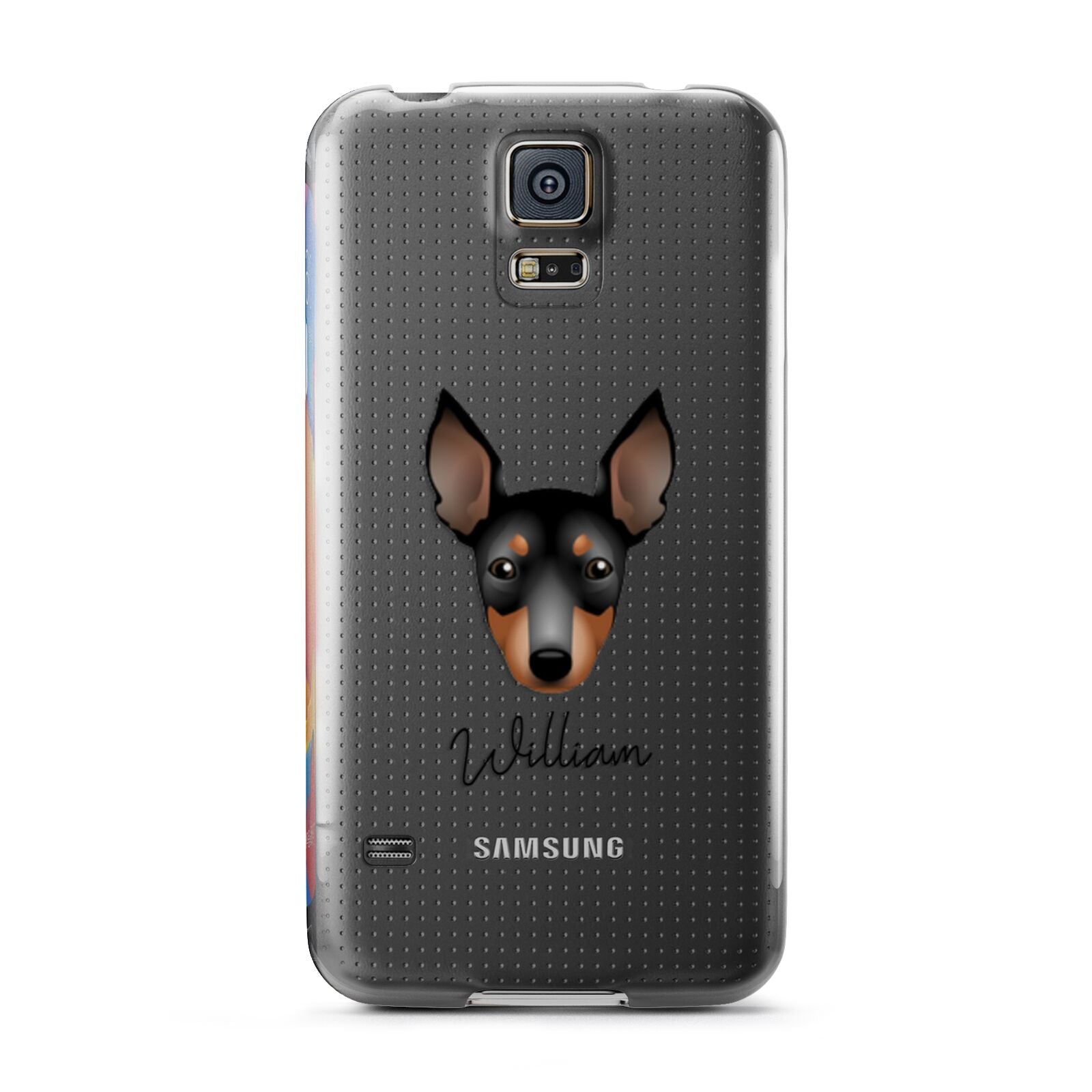 English Toy Terrier Personalised Samsung Galaxy S5 Case