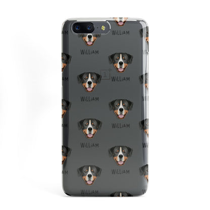 Entlebucher Mountain Dog Icon with Name OnePlus Case