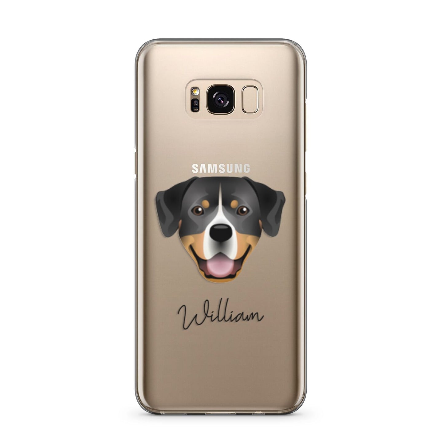 Entlebucher Mountain Dog Personalised Samsung Galaxy S8 Plus Case