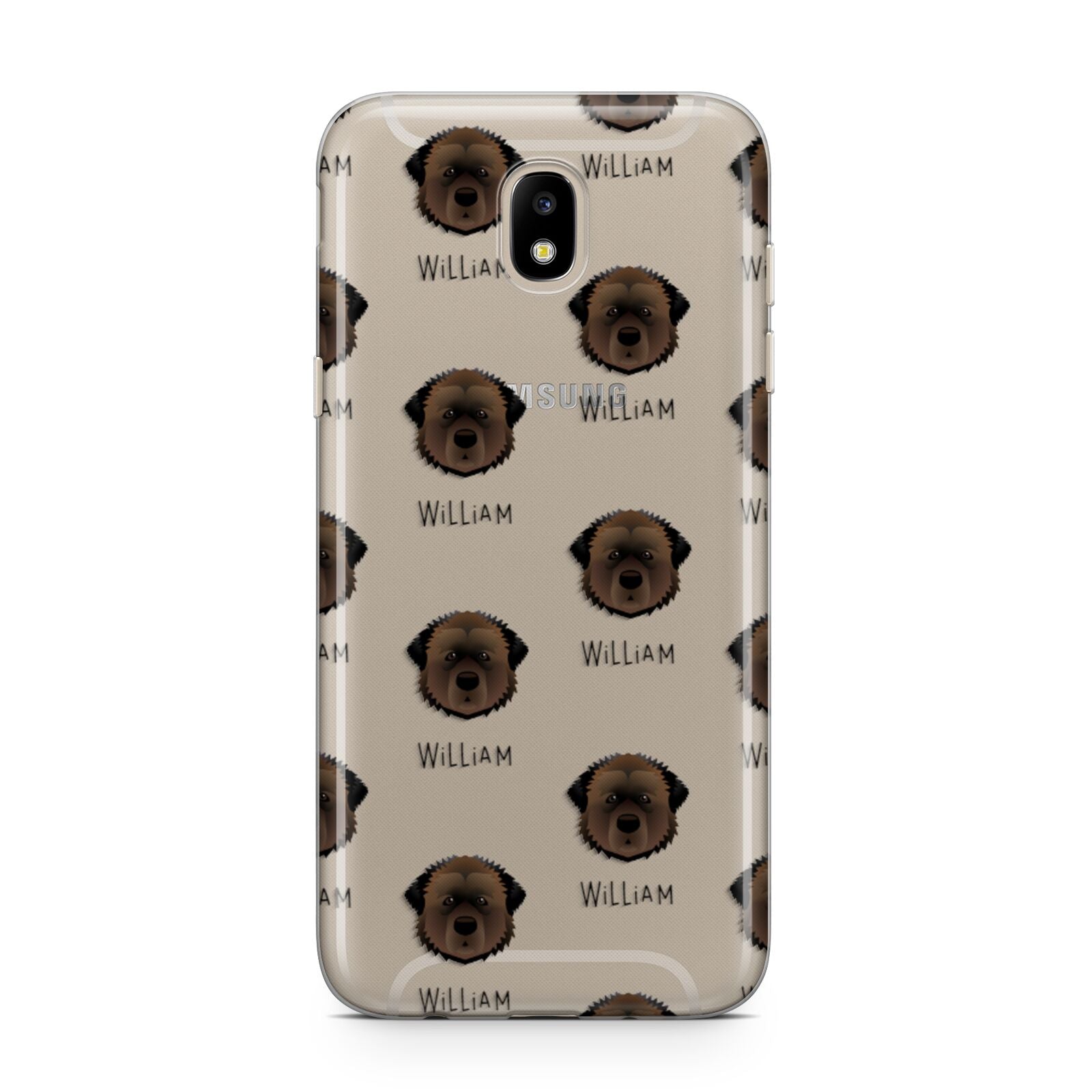 Estrela Mountain Dog Icon with Name Samsung J5 2017 Case