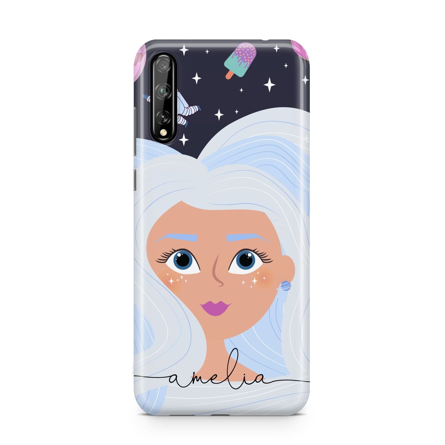 Ethereal Space Goddess with Name Huawei Enjoy 10s Phone Case