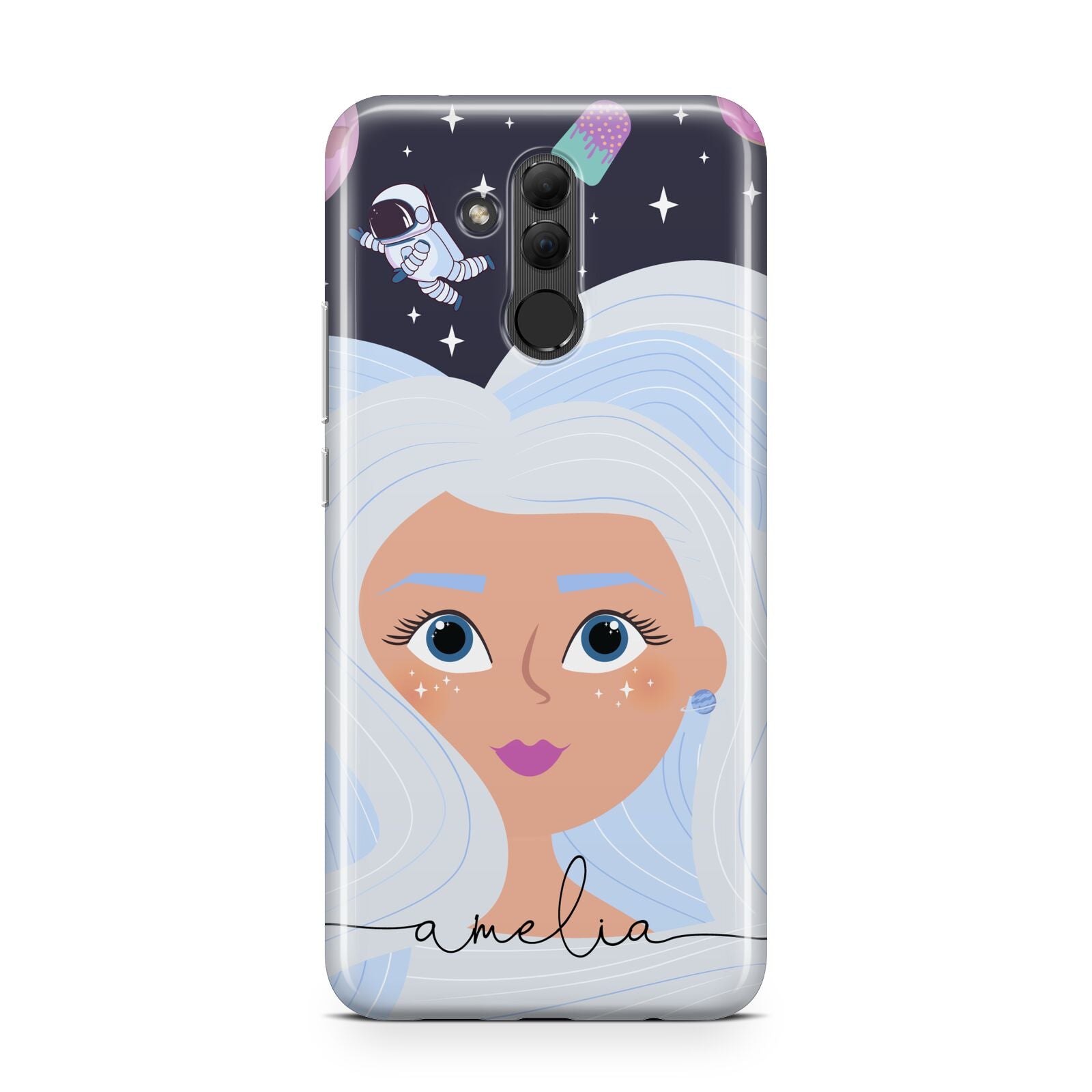 Ethereal Space Goddess with Name Huawei Mate 20 Lite