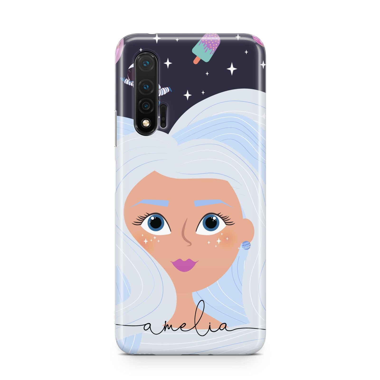 Ethereal Space Goddess with Name Huawei Nova 6 Phone Case