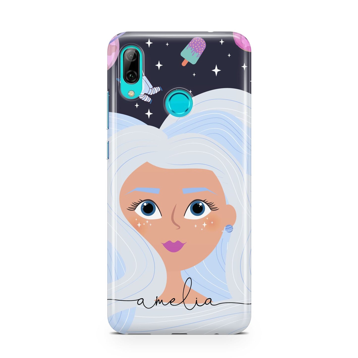 Ethereal Space Goddess with Name Huawei P Smart 2019 Case