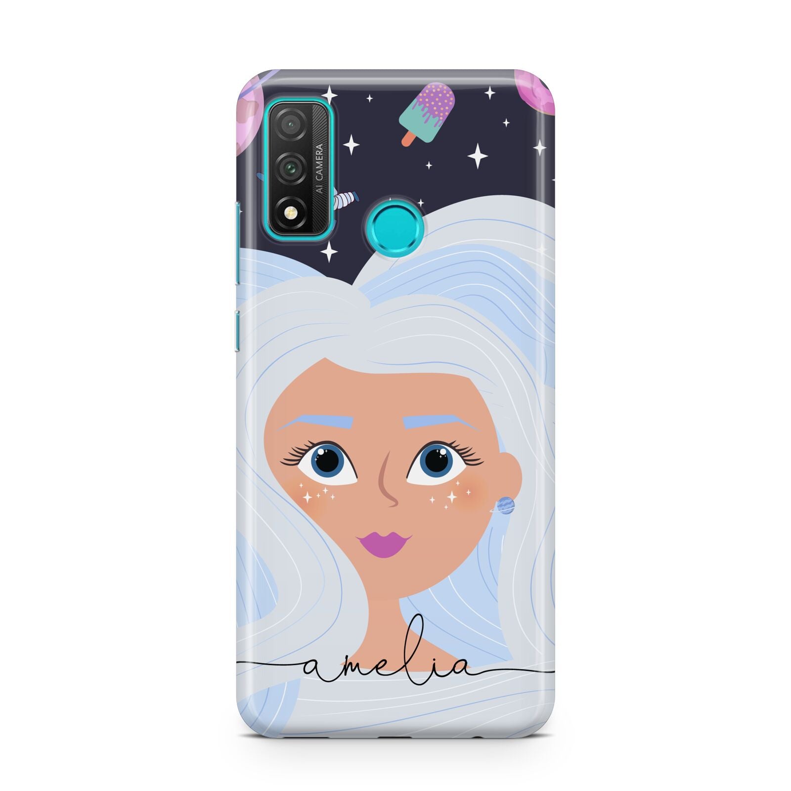 Ethereal Space Goddess with Name Huawei P Smart 2020