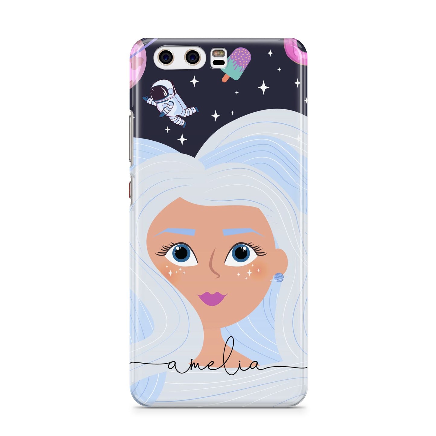 Ethereal Space Goddess with Name Huawei P10 Phone Case