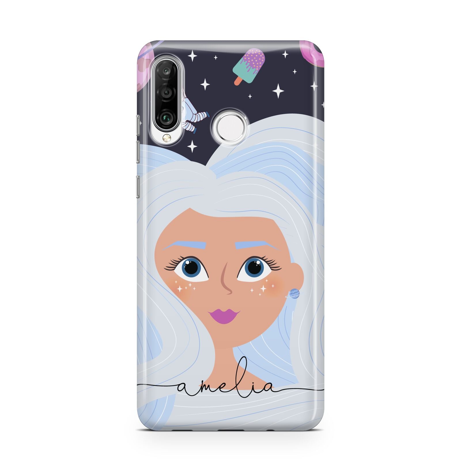 Ethereal Space Goddess with Name Huawei P30 Lite Phone Case