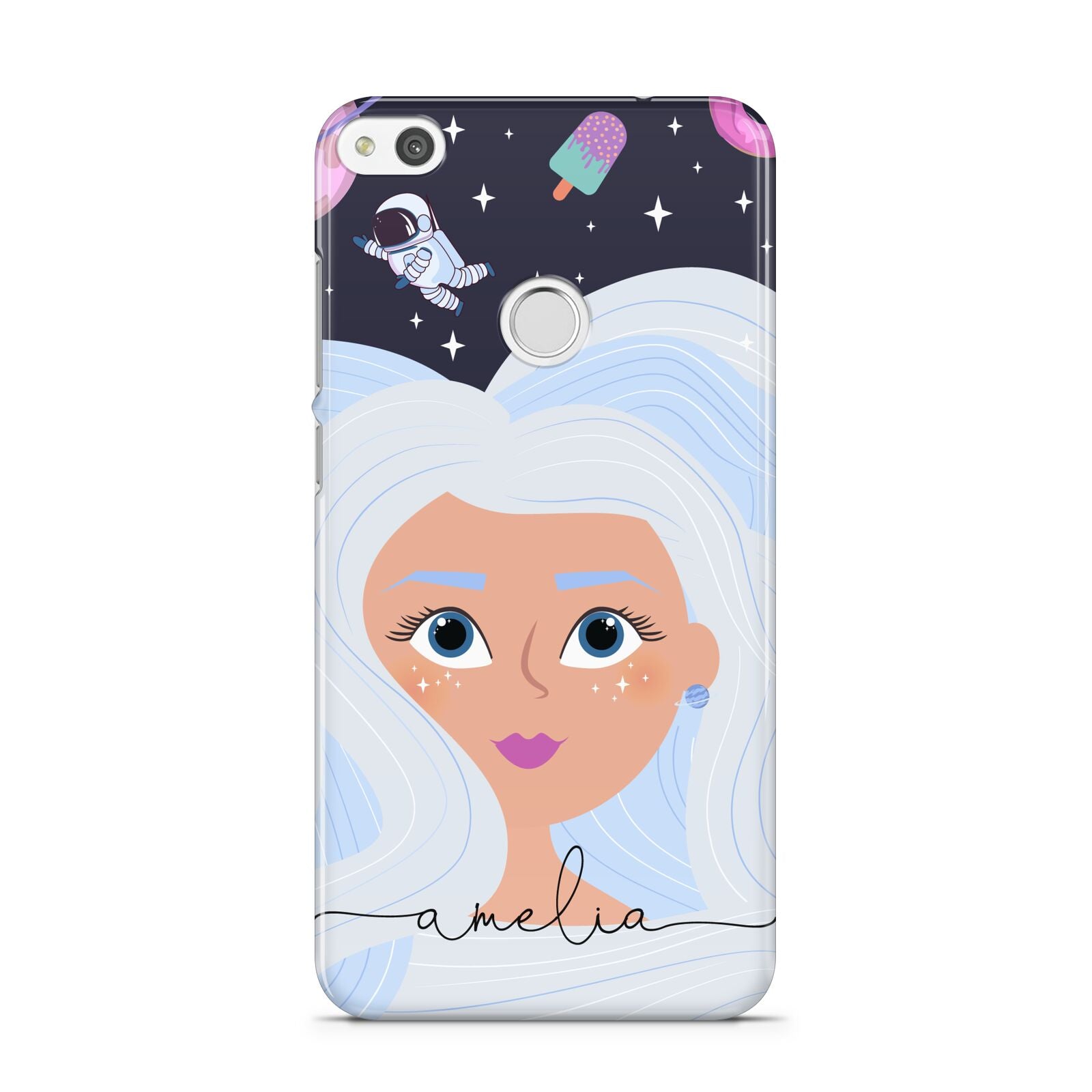 Ethereal Space Goddess with Name Huawei P8 Lite Case