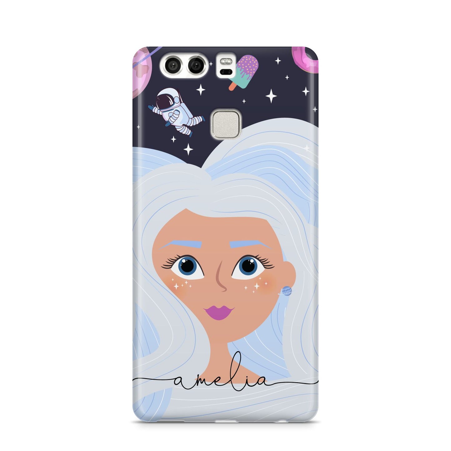 Ethereal Space Goddess with Name Huawei P9 Case