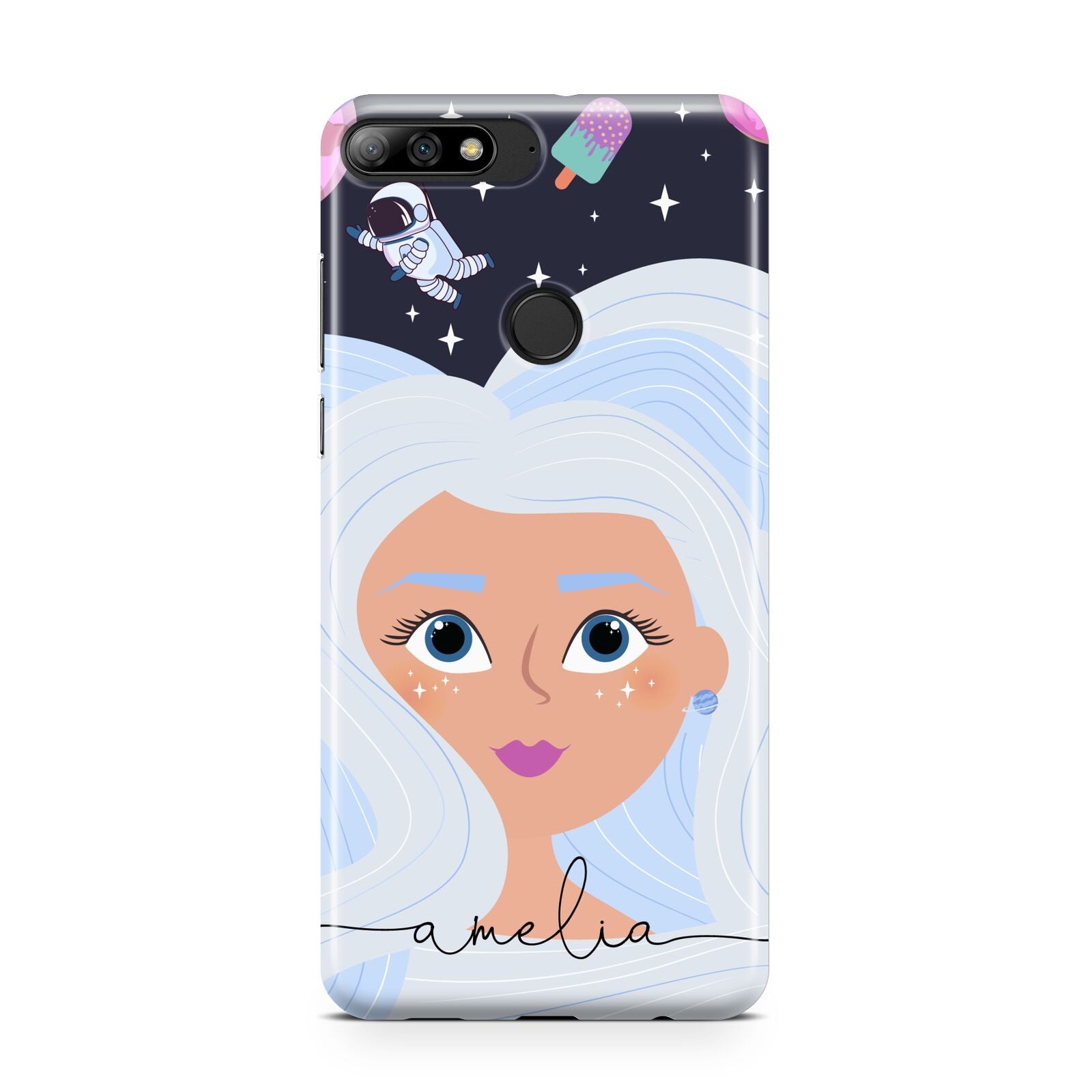 Ethereal Space Goddess with Name Huawei Y7 2018