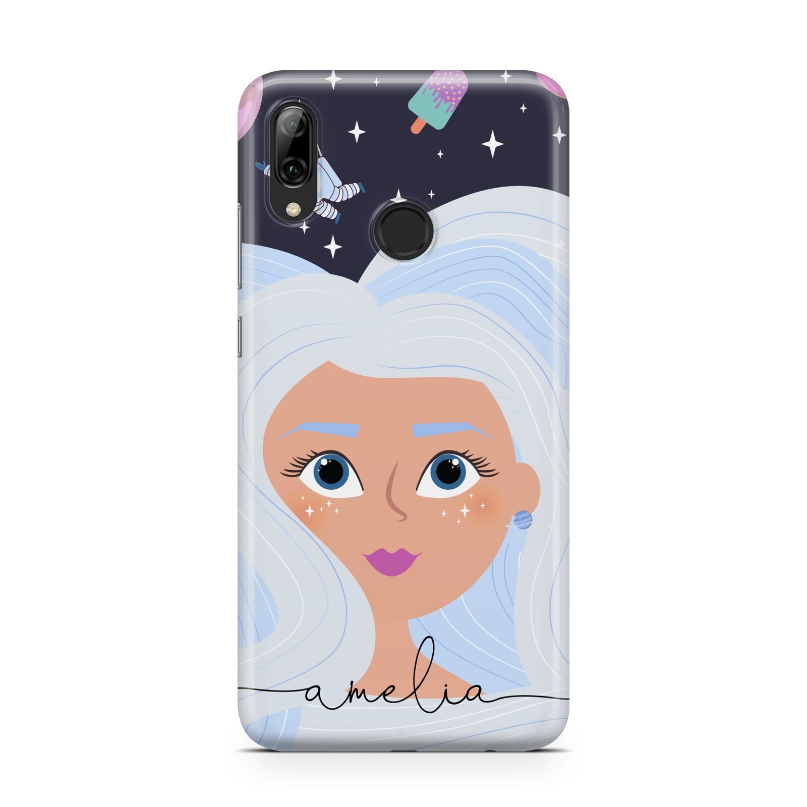 Ethereal Space Goddess with Name Huawei Y7 2019