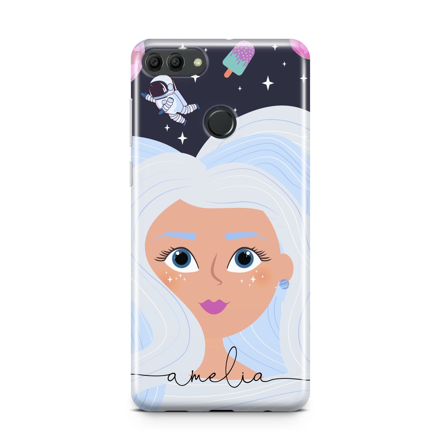 Ethereal Space Goddess with Name Huawei Y9 2018