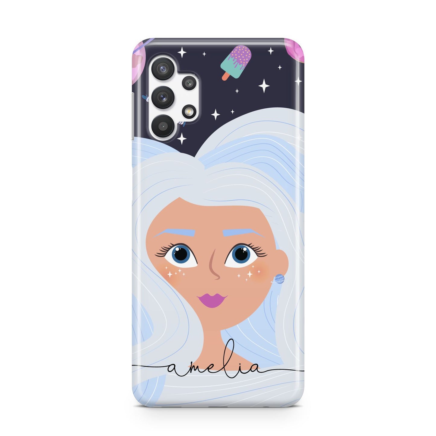 Ethereal Space Goddess with Name Samsung A32 5G Case