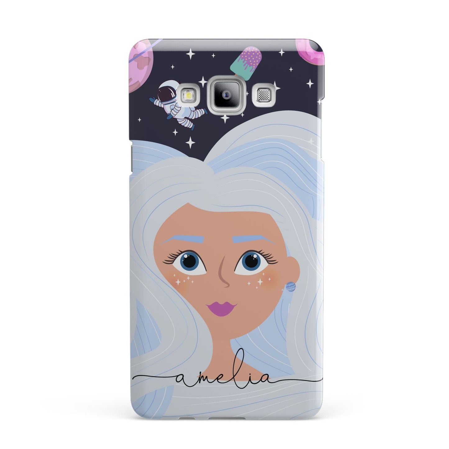 Ethereal Space Goddess with Name Samsung Galaxy A7 2015 Case