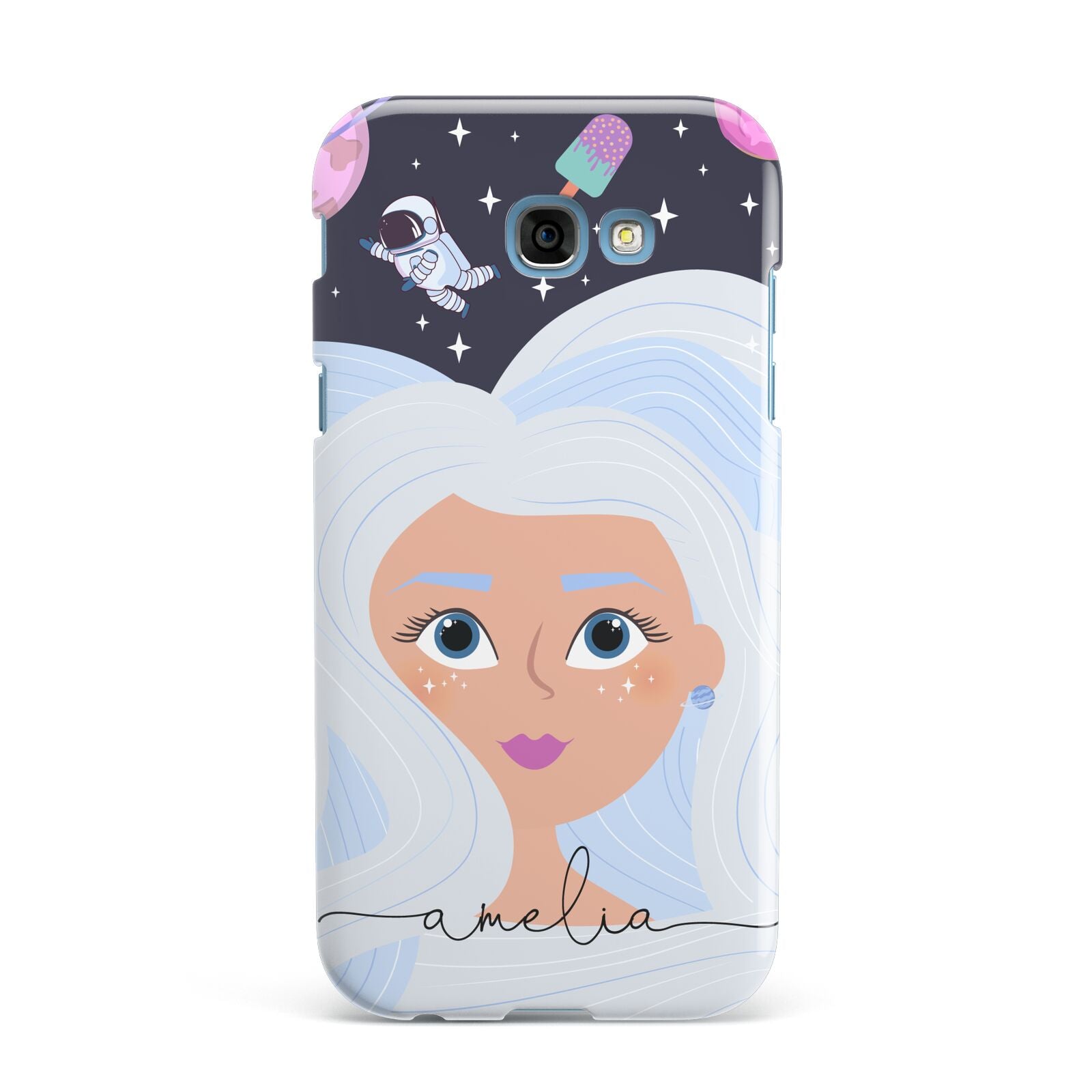 Ethereal Space Goddess with Name Samsung Galaxy A7 2017 Case