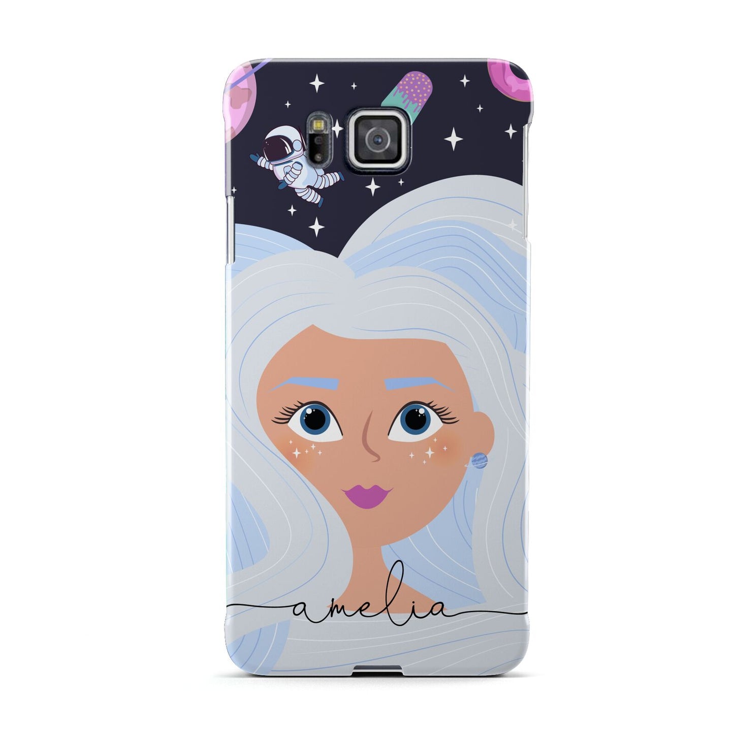 Ethereal Space Goddess with Name Samsung Galaxy Alpha Case