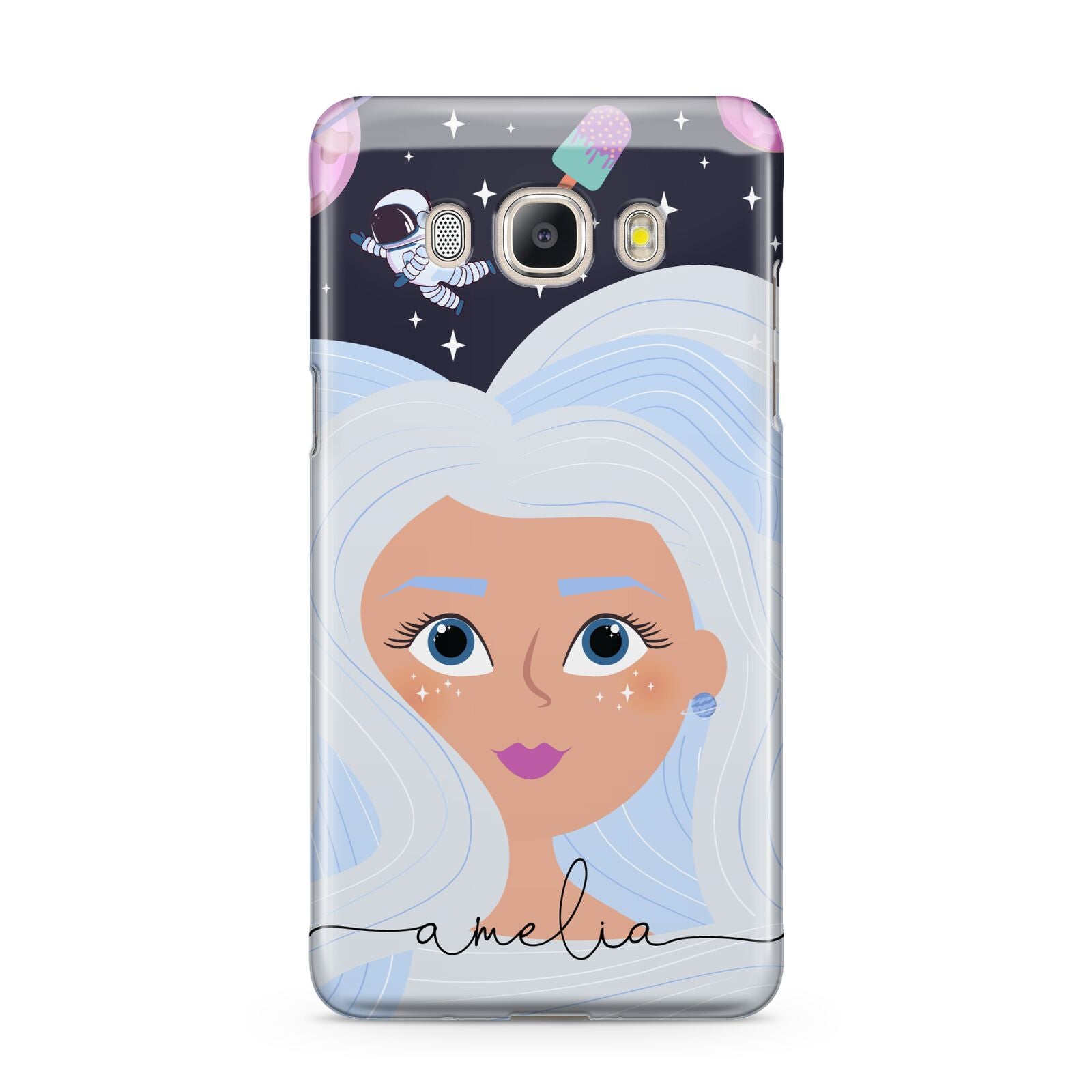 Ethereal Space Goddess with Name Samsung Galaxy J5 2016 Case