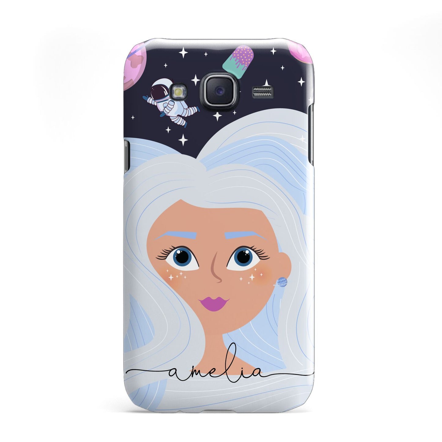 Ethereal Space Goddess with Name Samsung Galaxy J5 Case