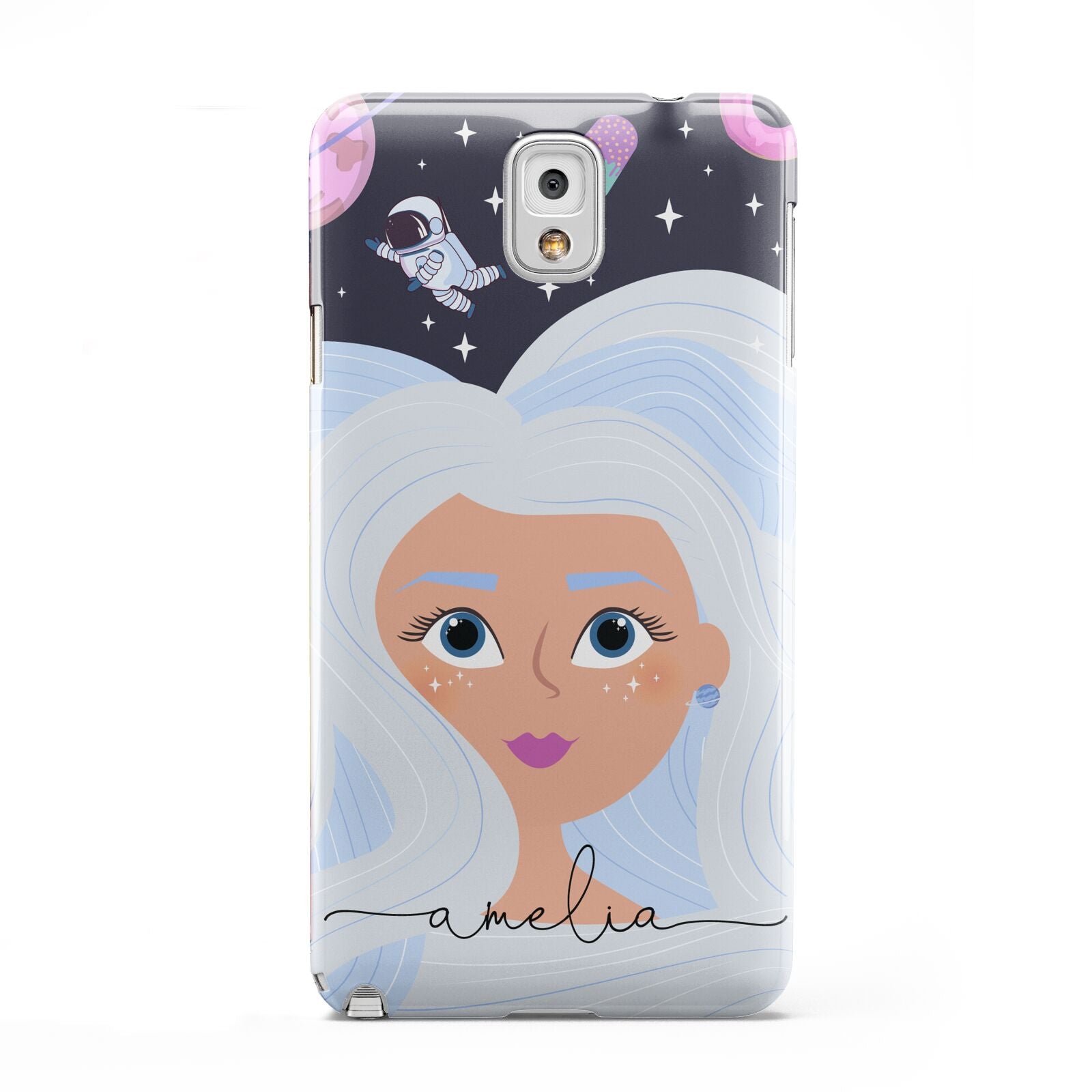 Ethereal Space Goddess with Name Samsung Galaxy Note 3 Case