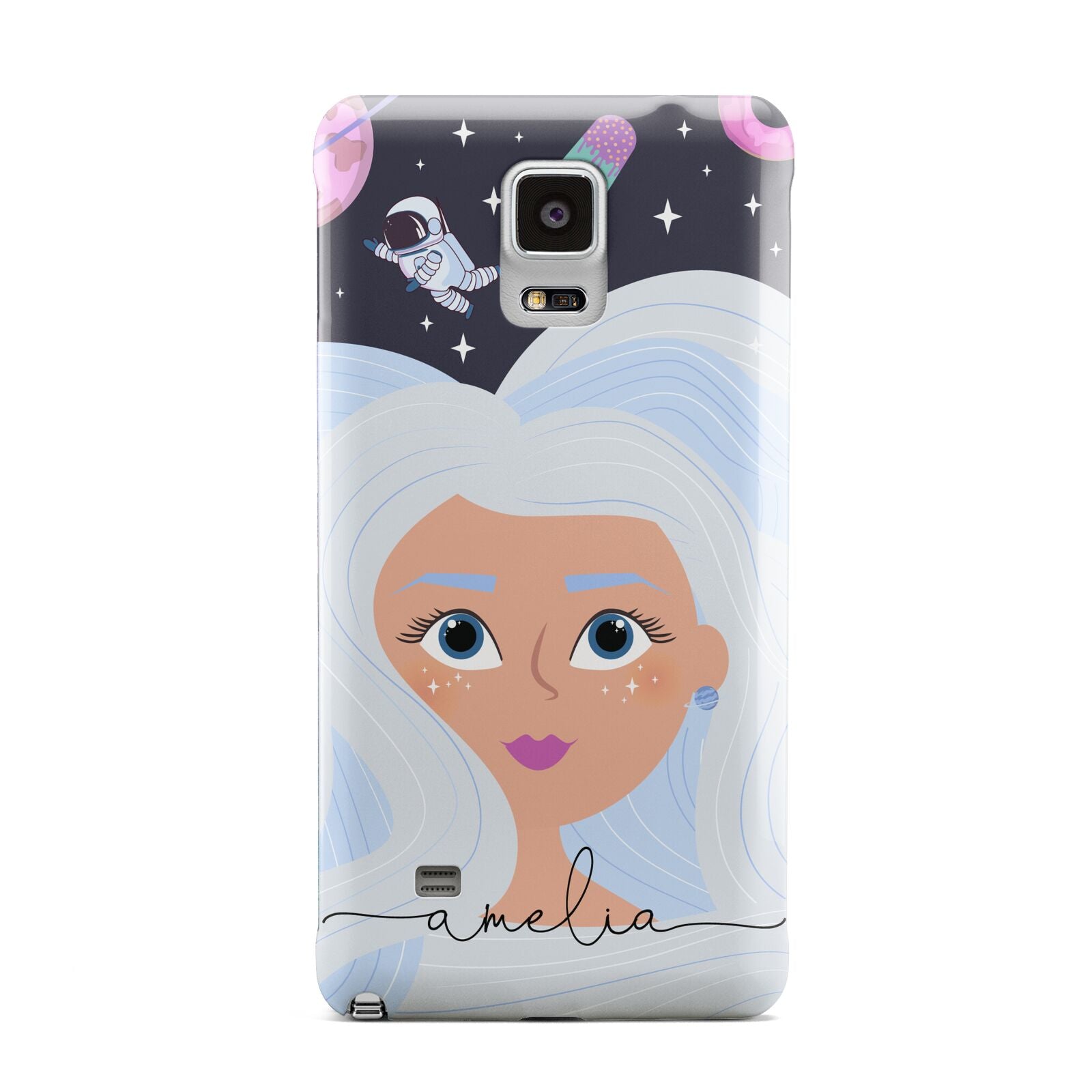 Ethereal Space Goddess with Name Samsung Galaxy Note 4 Case