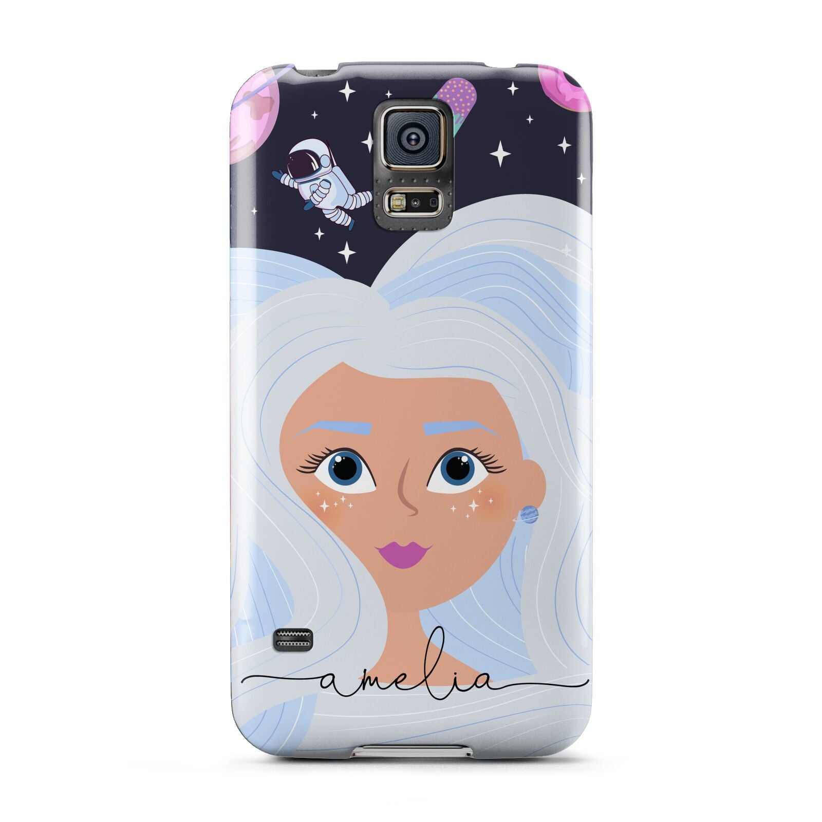 Ethereal Space Goddess with Name Samsung Galaxy S5 Case