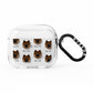 Eurasier Icon with Name AirPods Clear Case 3rd Gen