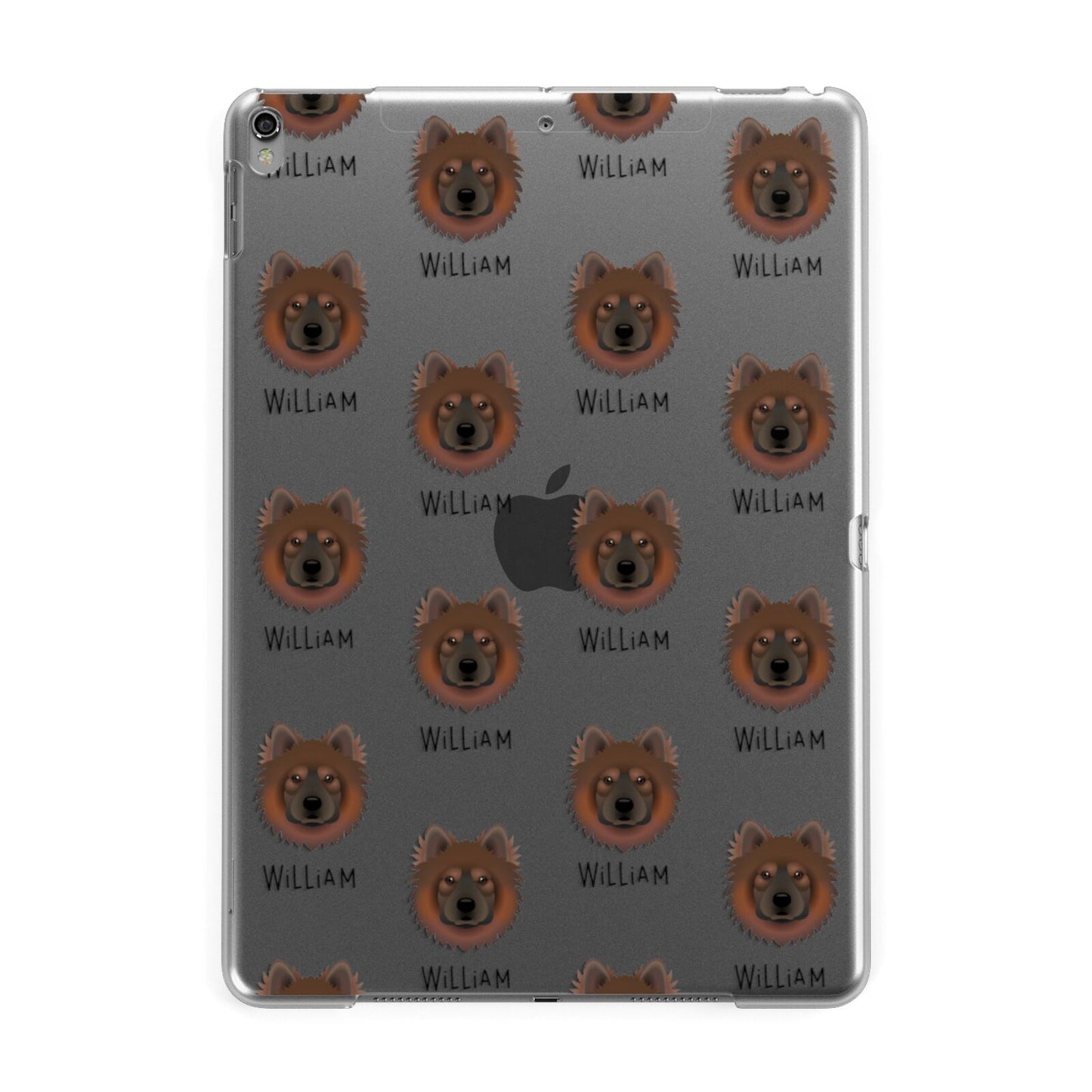 Eurasier Icon with Name Apple iPad Grey Case