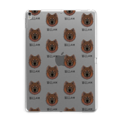 Eurasier Icon with Name Apple iPad Silver Case