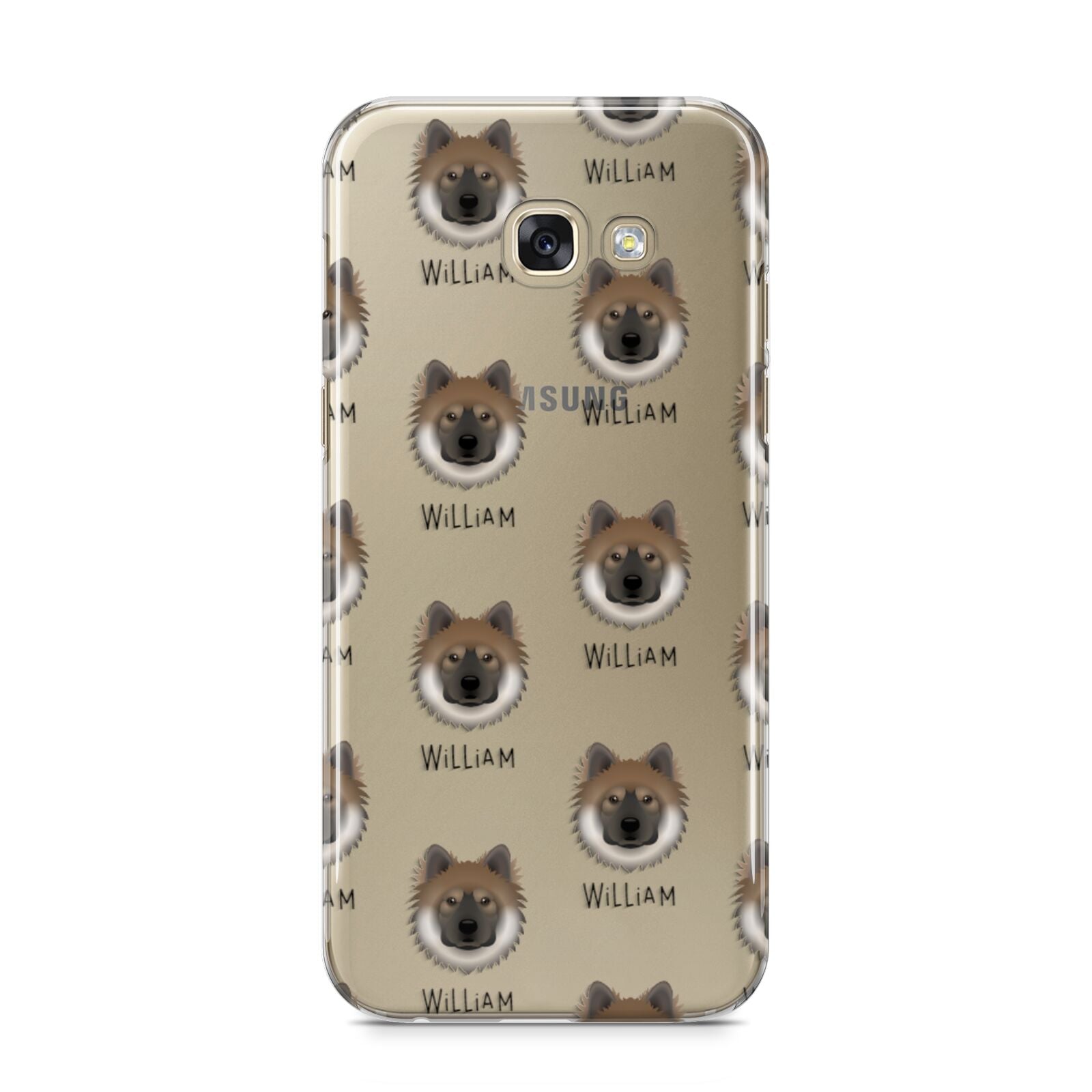 Eurasier Icon with Name Samsung Galaxy A5 2017 Case on gold phone