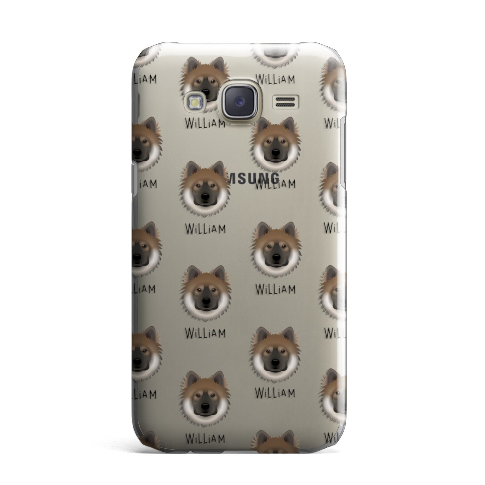 Eurasier Icon with Name Samsung Galaxy J7 Case