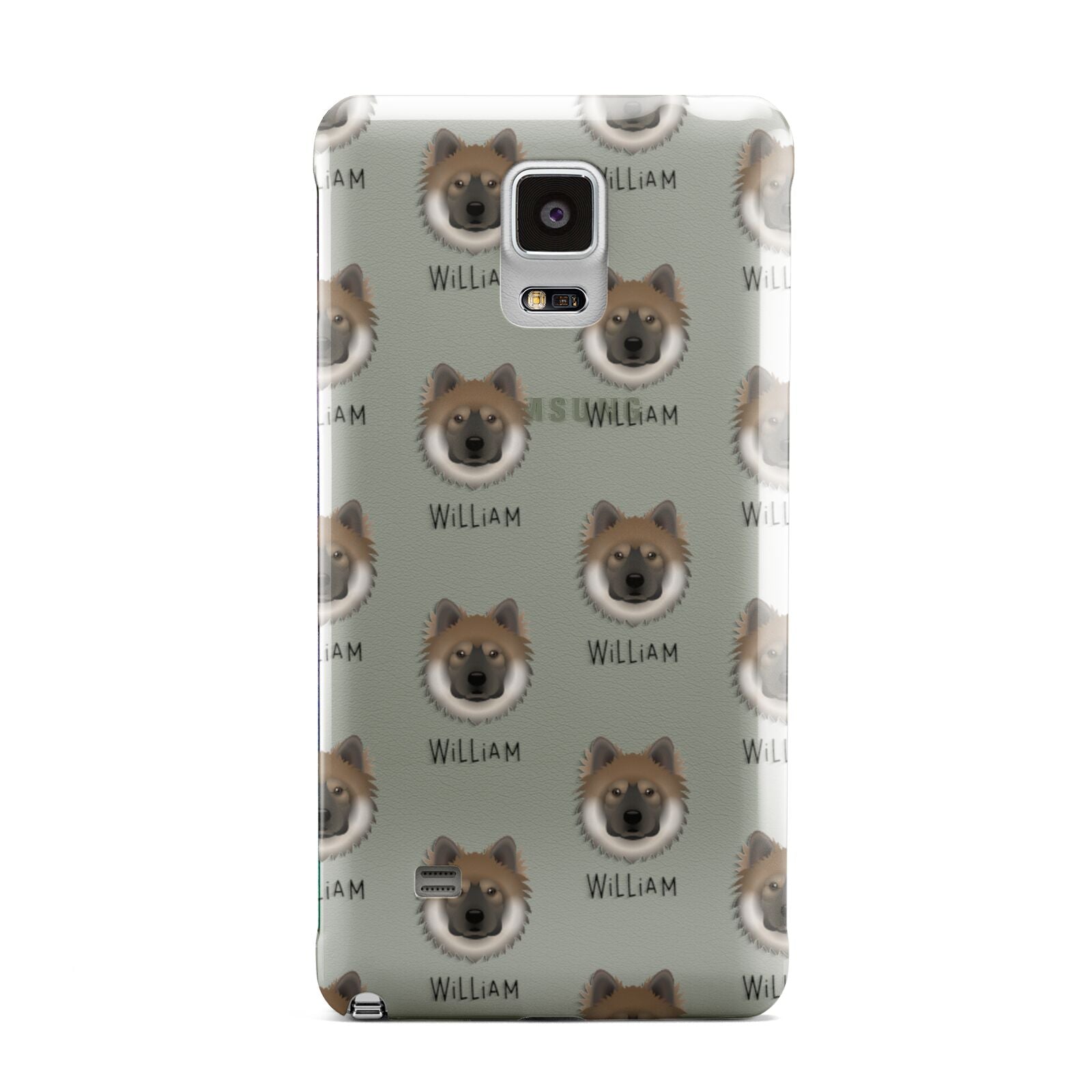 Eurasier Icon with Name Samsung Galaxy Note 4 Case