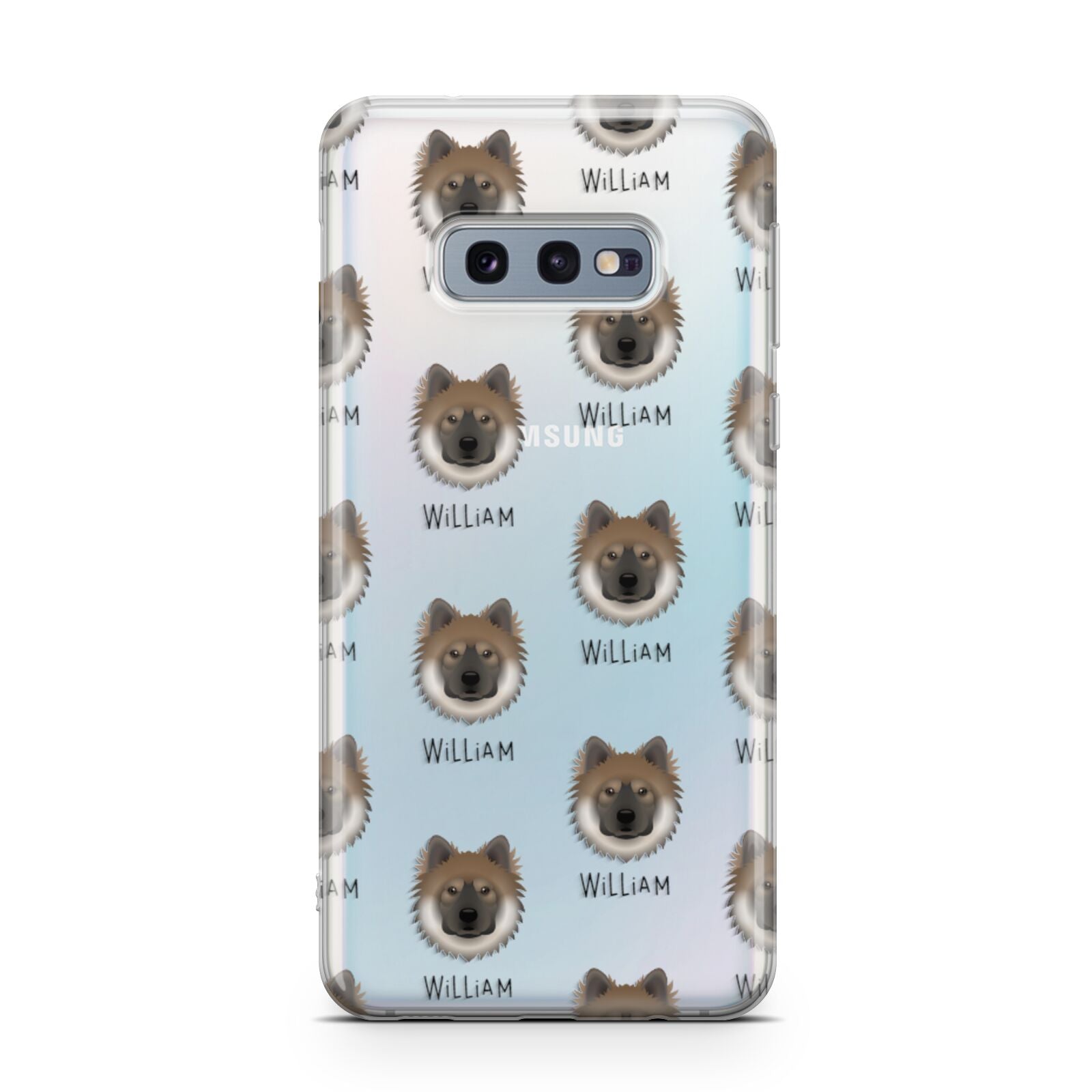 Eurasier Icon with Name Samsung Galaxy S10E Case