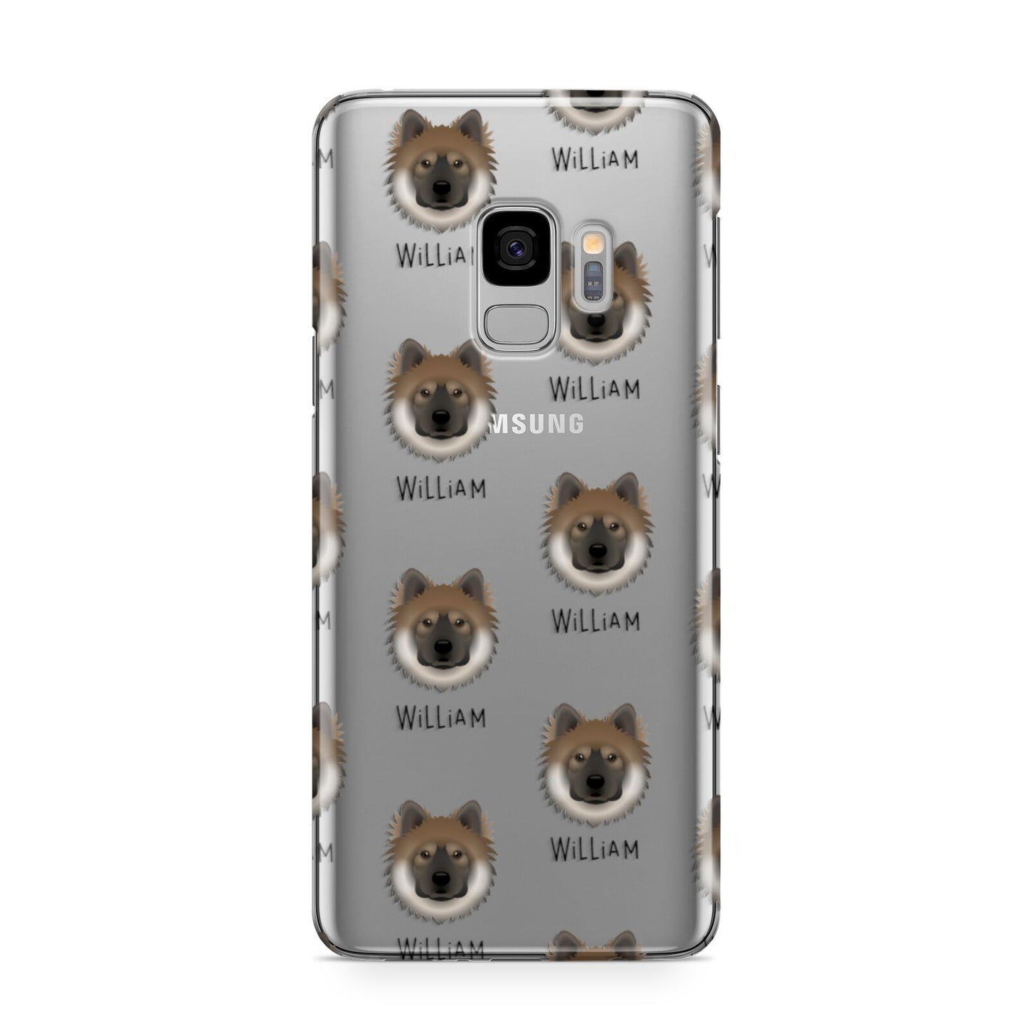 Eurasier Icon with Name Samsung Galaxy S9 Case