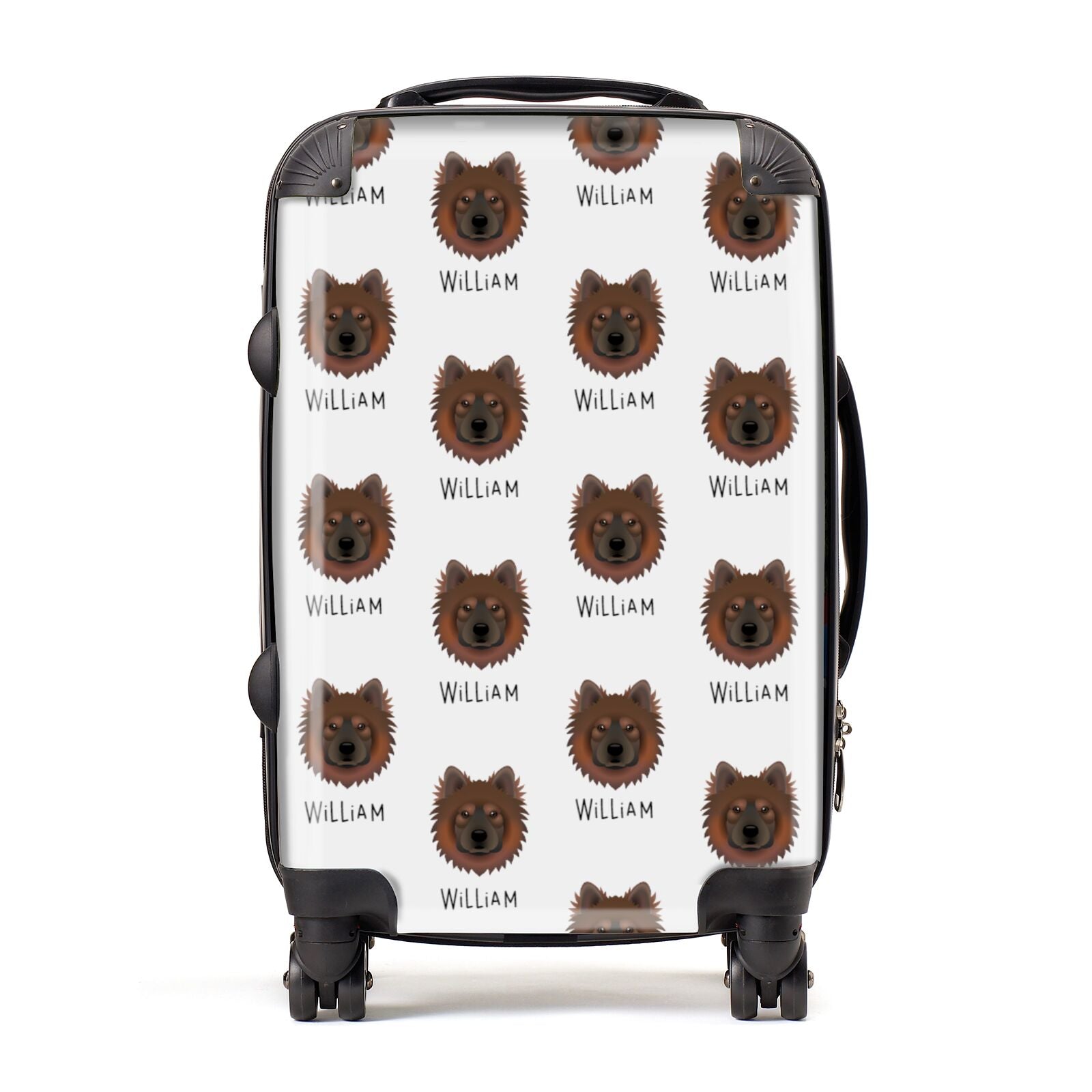 Eurasier Icon with Name Suitcase