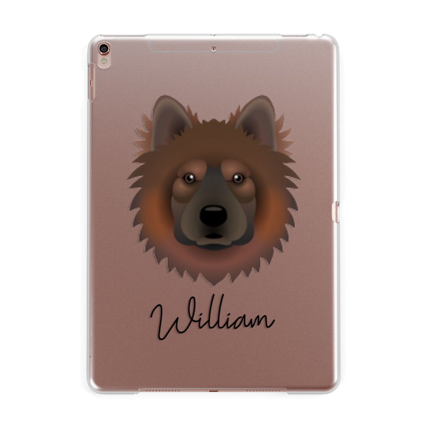 Eurasier Personalised Apple iPad Rose Gold Case